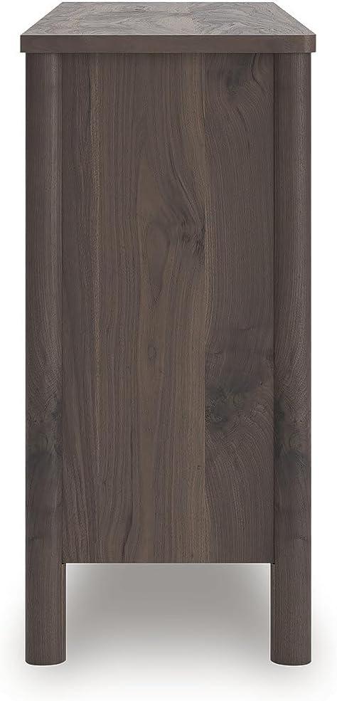 imageSignature Design by Ashley Symarro Casual 6Drawer Dresser with Walnut Finish Dark Brown