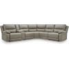 6-Piece Reclining Sectional with Storage Console