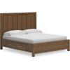 California King Panel Bed with Storage