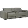 3-Piece Power Reclining Sectional Loveseat