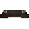 3-Piece Sectional with Double Chaise