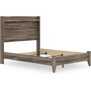 Signature Design by Ashley Baystorm Contemporary 6-Drawer Dresser and Mirror with Anti-Tipping Restraint, Light Brown(Full)