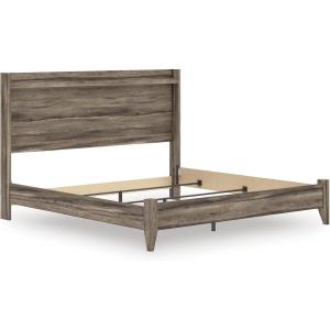 Signature Design by Ashley Baystorm Contemporary 6-Drawer Dresser and Mirror with Anti-Tipping Restraint, Light Brown(King)