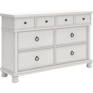 Signature Design by Ashley Greddinton Traditional 8-Drawer Dresser with Wood Finish, White(White)