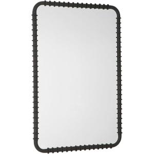 Signature Design by Ashley Judlow Contemporary Accent Mirror with Metal Frame, Black