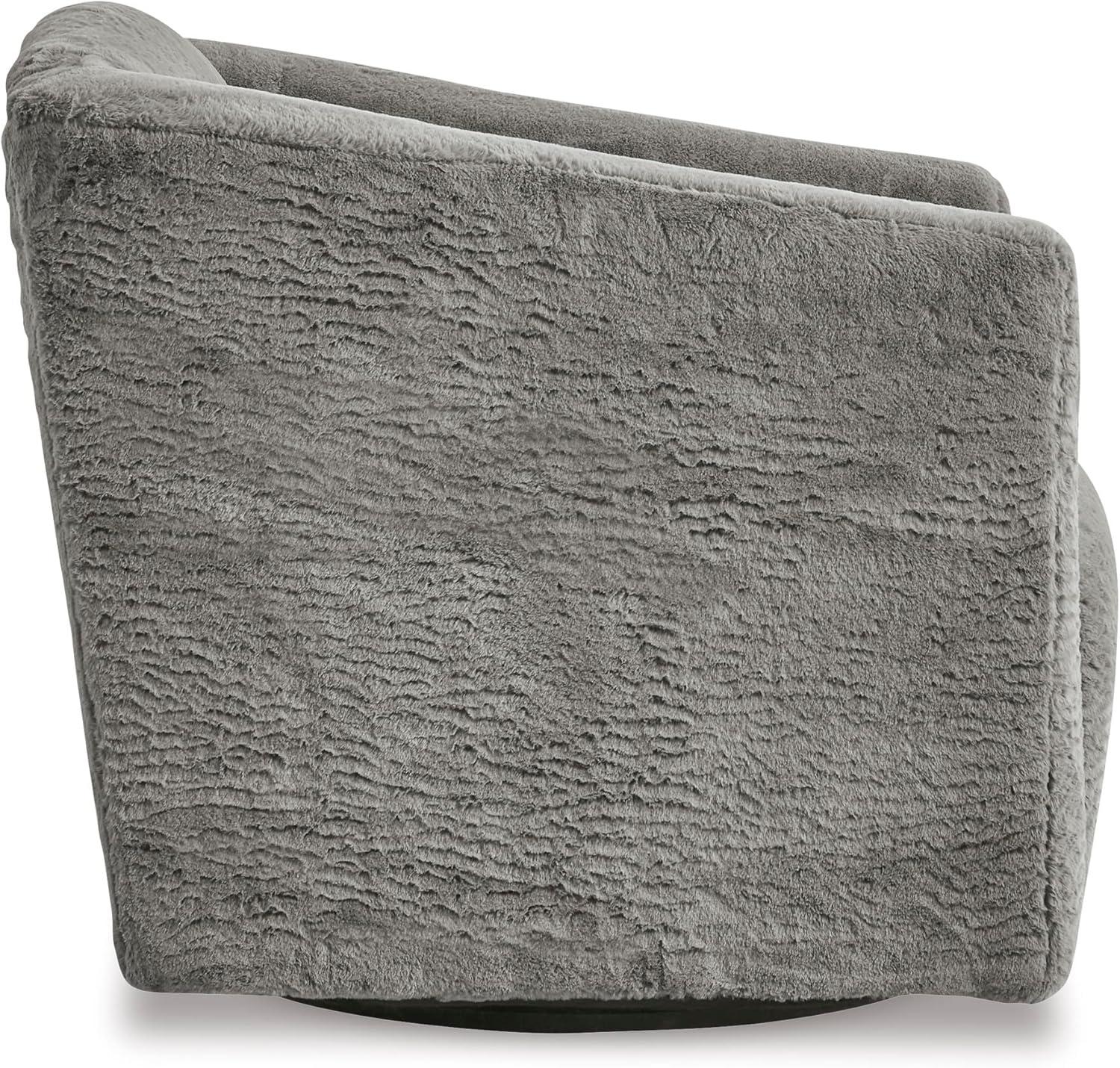 imageAshley Furniture Bramner Swivel Accent Chair Charcoal