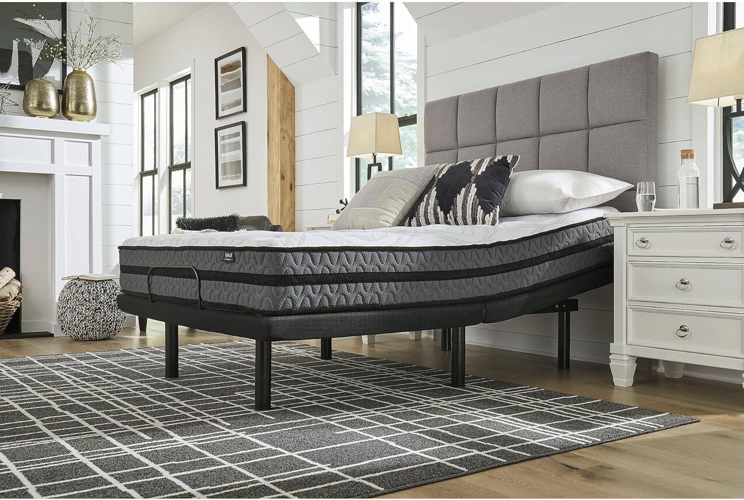 imageSignature Design by Ashley 12 Inch Pocketed Hybrid Medium Gel Memory Foam Mattress for Pressure Relief Lumbar Support and Temperature Regulating FullFull Mattress