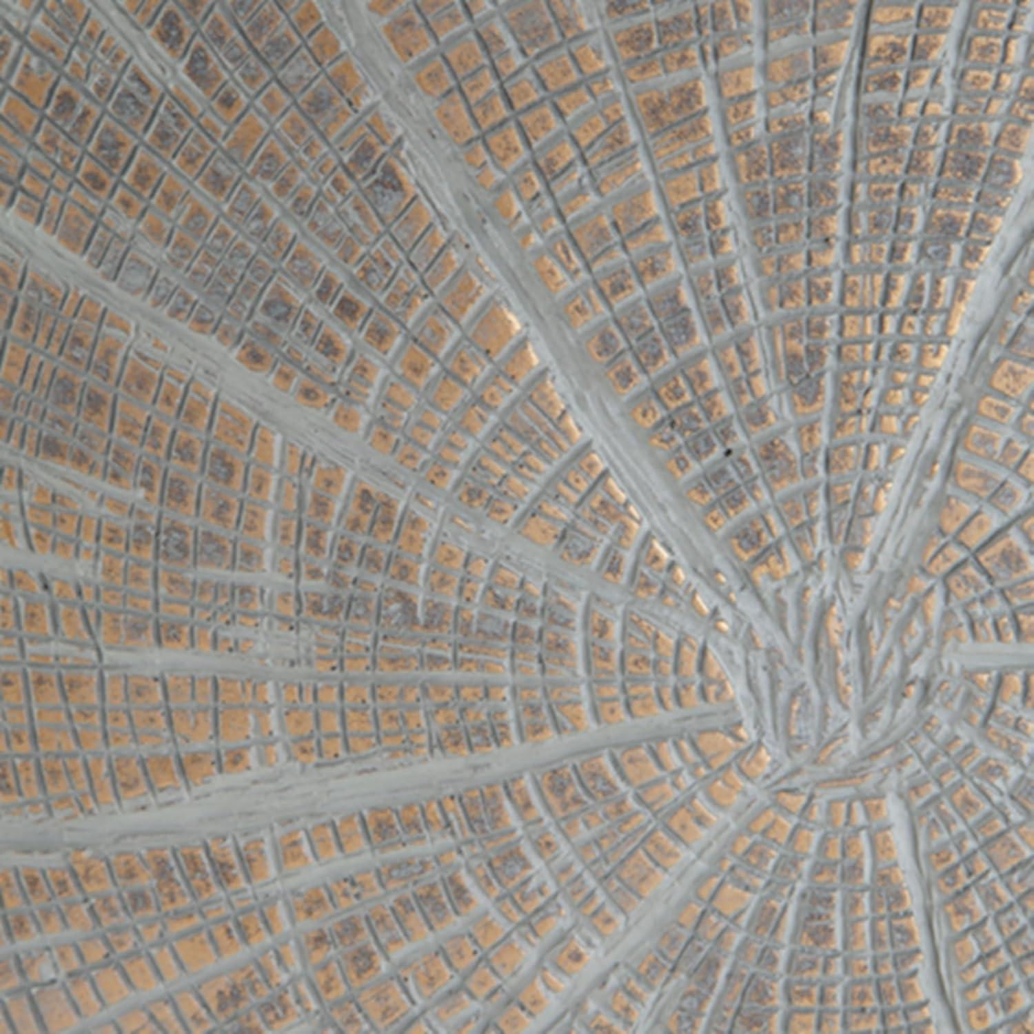 imageSignature Design by Ashley Ardenley Contemporary Starburst Patterned Polyresin 1463 Vase for Home Decor Gray amp MetallicMetallic Gray