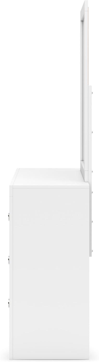 imageSignature Design by Ashley Binterglen Casual Twin Panel Bed Foundation or Box Spring Needed WhiteWhite