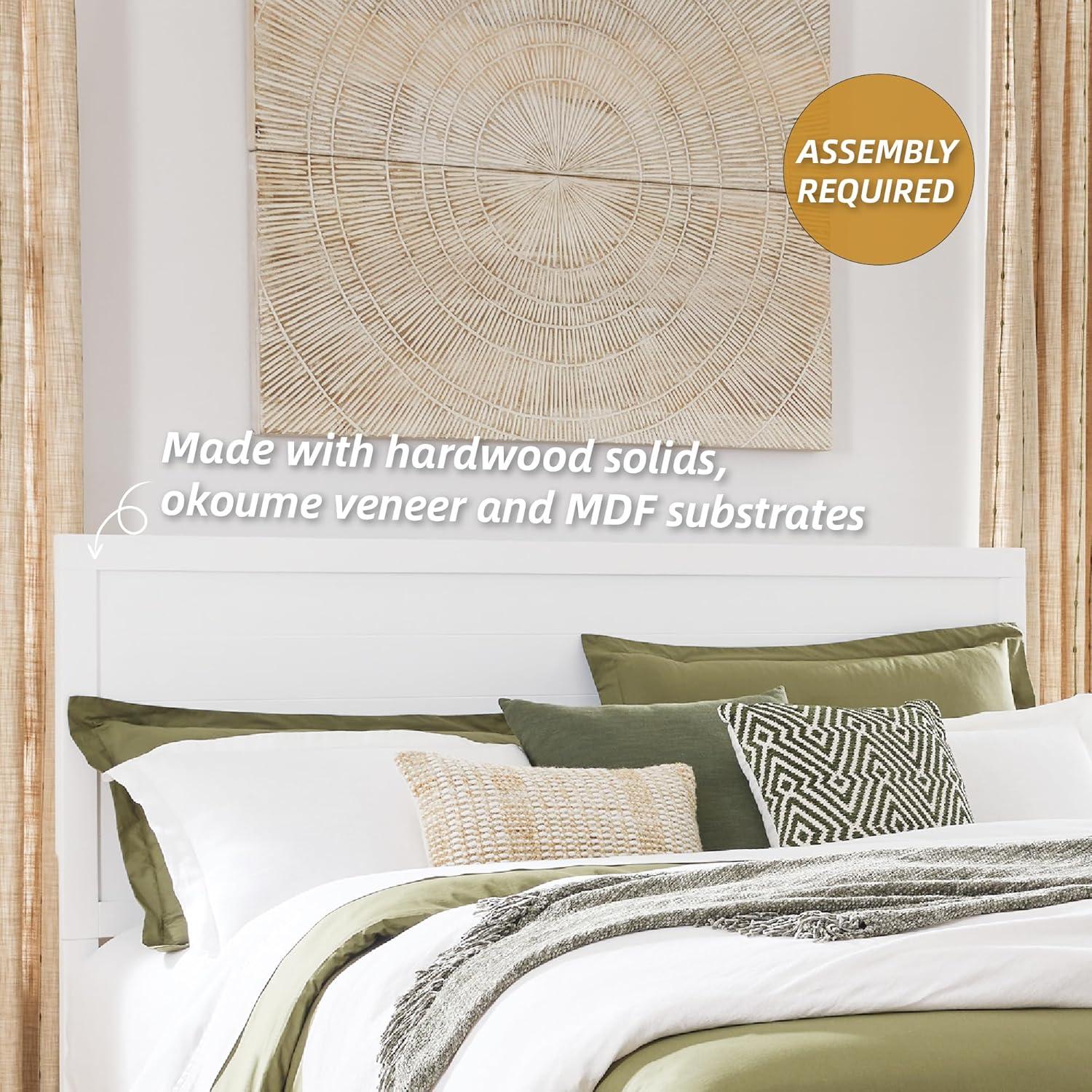 imageSignature Design by Ashley Binterglen Casual Twin Panel Bed Foundation or Box Spring Needed WhiteWhite