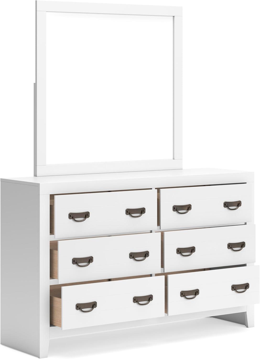 imageSignature Design by Ashley Binterglen Casual Twin Panel Bed Foundation or Box Spring Needed WhiteWhite