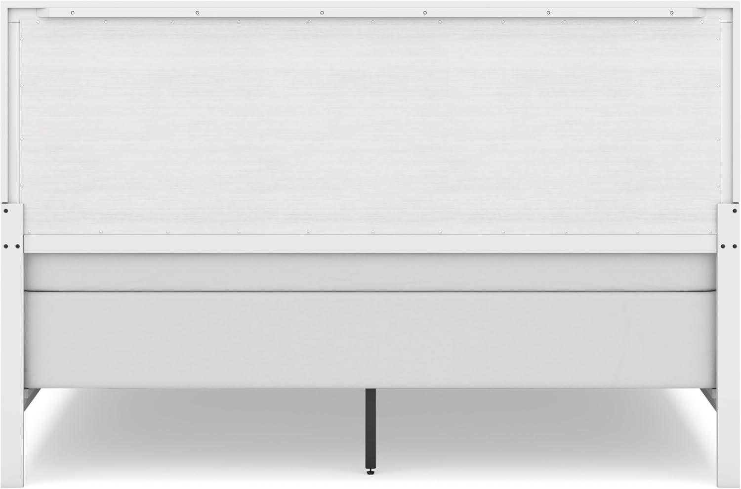 imageSignature Design by Ashley Binterglen Casual Twin Panel Bed Foundation or Box Spring Needed WhiteWhite