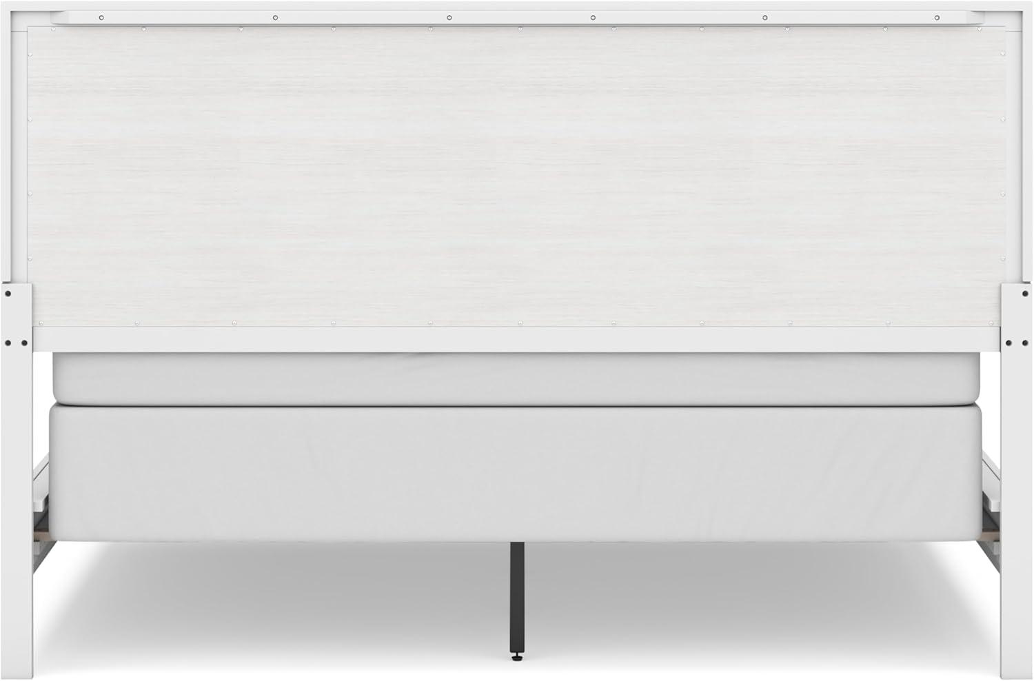 imageSignature Design by Ashley Binterglen Casual Twin Panel Bed Foundation or Box Spring Needed WhiteWhite