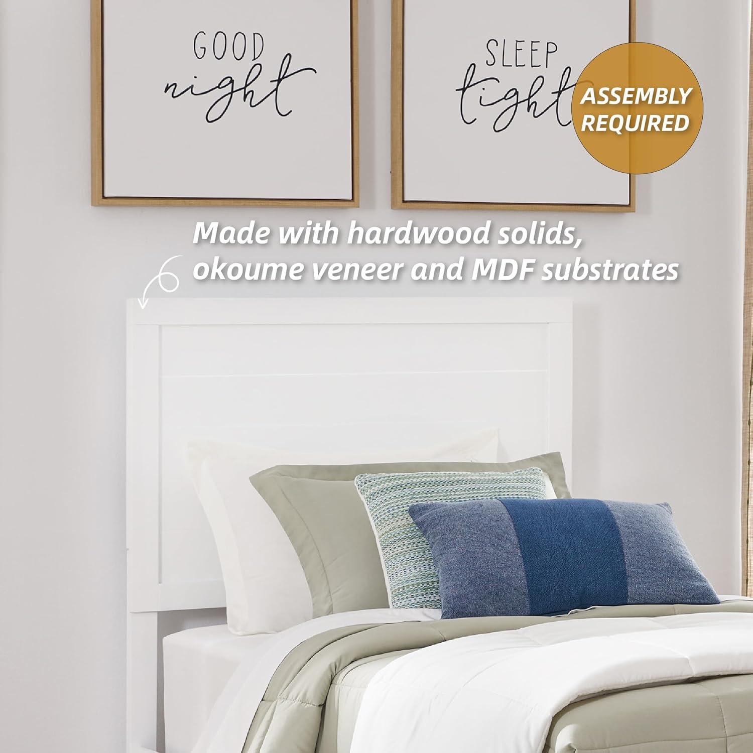 imageSignature Design by Ashley Binterglen Casual Twin Panel Bed Foundation or Box Spring Needed WhiteWhite