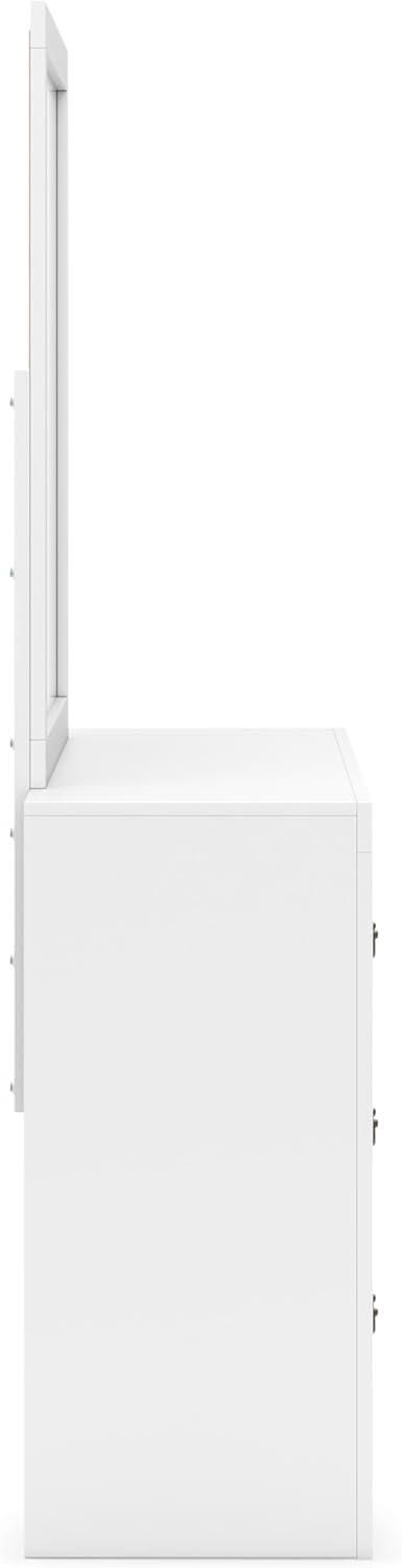 imageSignature Design by Ashley Binterglen Casual Twin Panel Bed Foundation or Box Spring Needed WhiteWhite