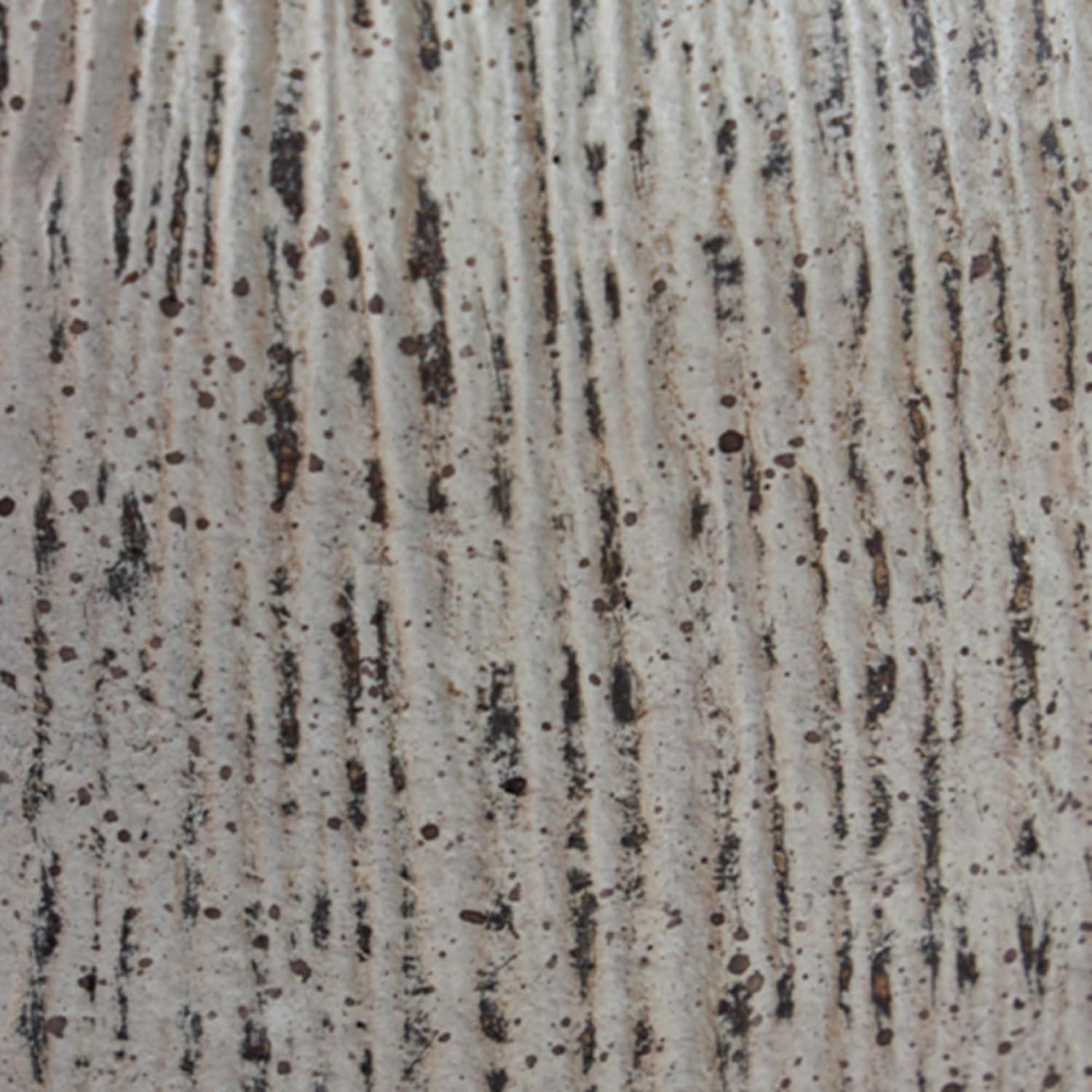 imageSignature Design by Ashley Claymount Casual Indoor Abstract Paper Composite Tabletop Vase with Wide Mouth White amp Light BrownWhite Light Brown