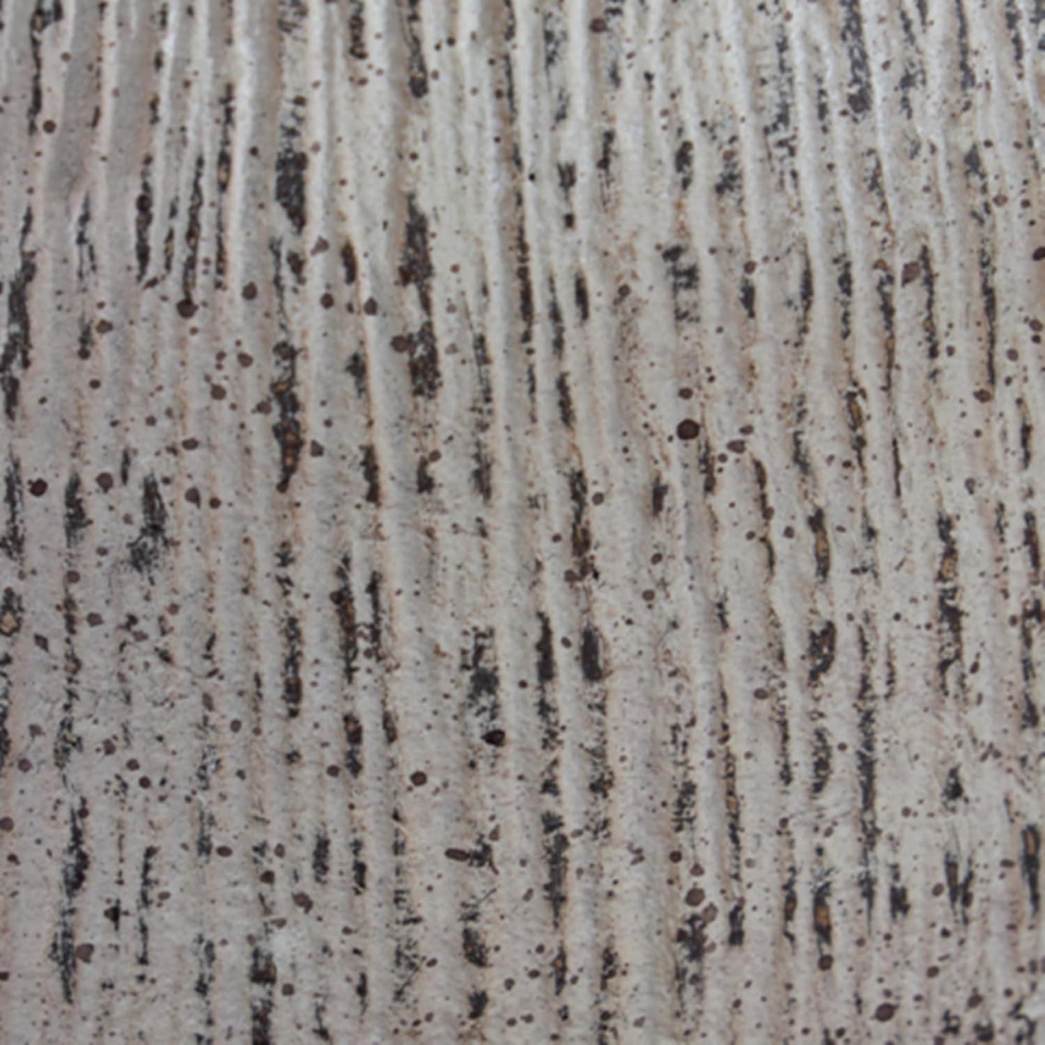 imageSignature Design by Ashley Claymount Casual Indoor Abstract Paper Composite Tabletop Vase with Wide Mouth White amp Light BrownWhite Light Brown