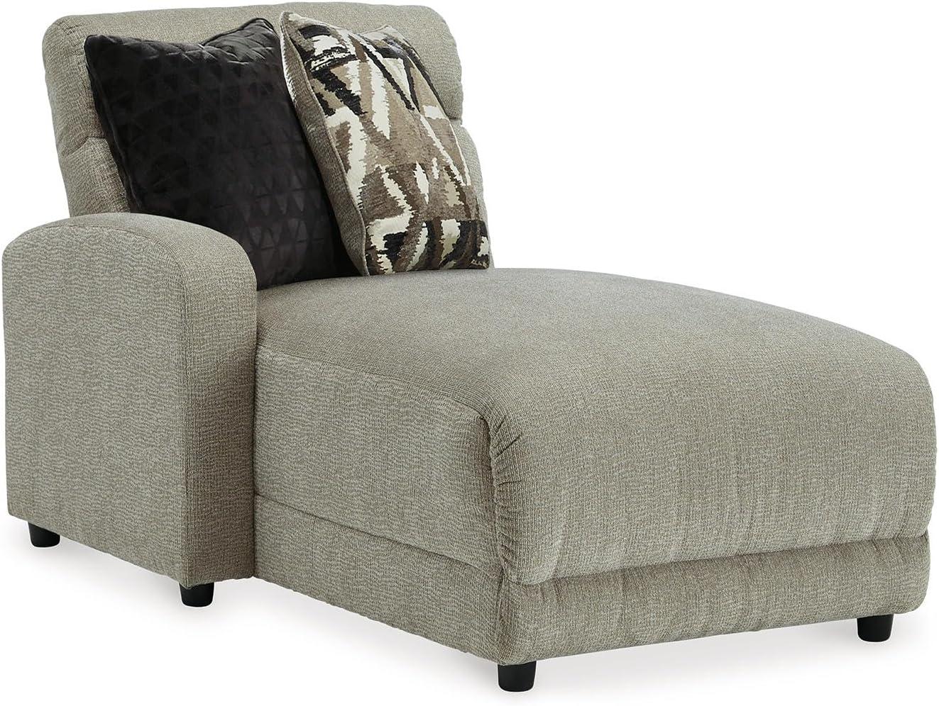 imageSignature Design by Ashley Colleyville Contemporary Wall Hugger U Shaped 4Piece Power Reclining Sectional with Chaise 4 Accent Pillows and USB Ports GrayU Shaped