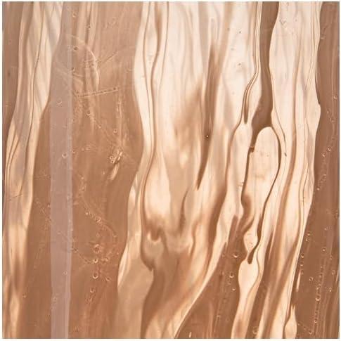 imageSignature Design by Ashley Dushby Art Deco Indoor Abstract Patterned Glass Vase PinkLarge