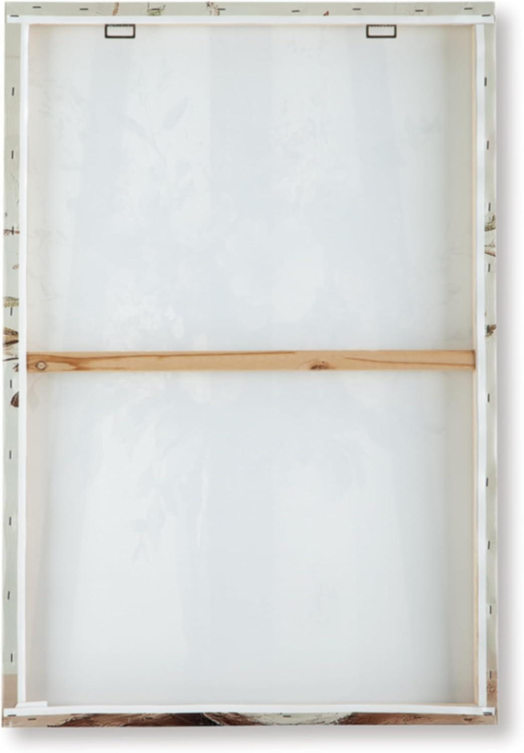 imageSignature Design by Ashley Faisaldon Farmhouse Hand Painted Flower Wall Art 25 x 36 Inches Set of 2 Pink amp Green