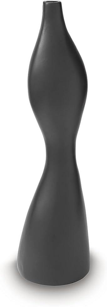imageSignature Design by Ashley Judsen Casual Vase with Abstract Design BlackBlack