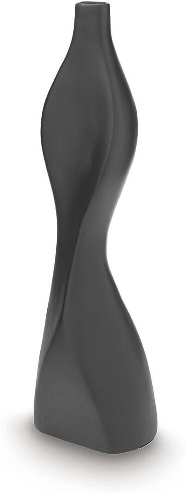 imageSignature Design by Ashley Judsen Casual Vase with Abstract Design BlackBlack
