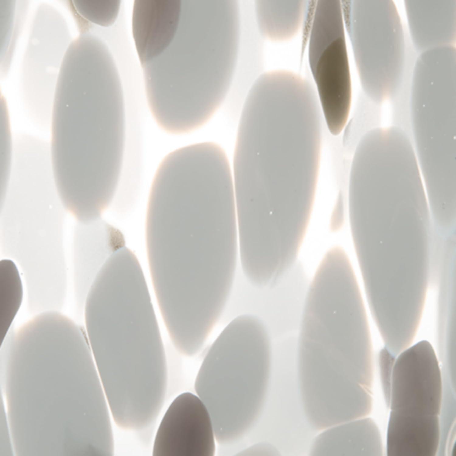 imageSignature Design by Ashley Keelton Casual Indoor Watertight Abstract Patterned Glass Vase White amp Dark BrownMedium