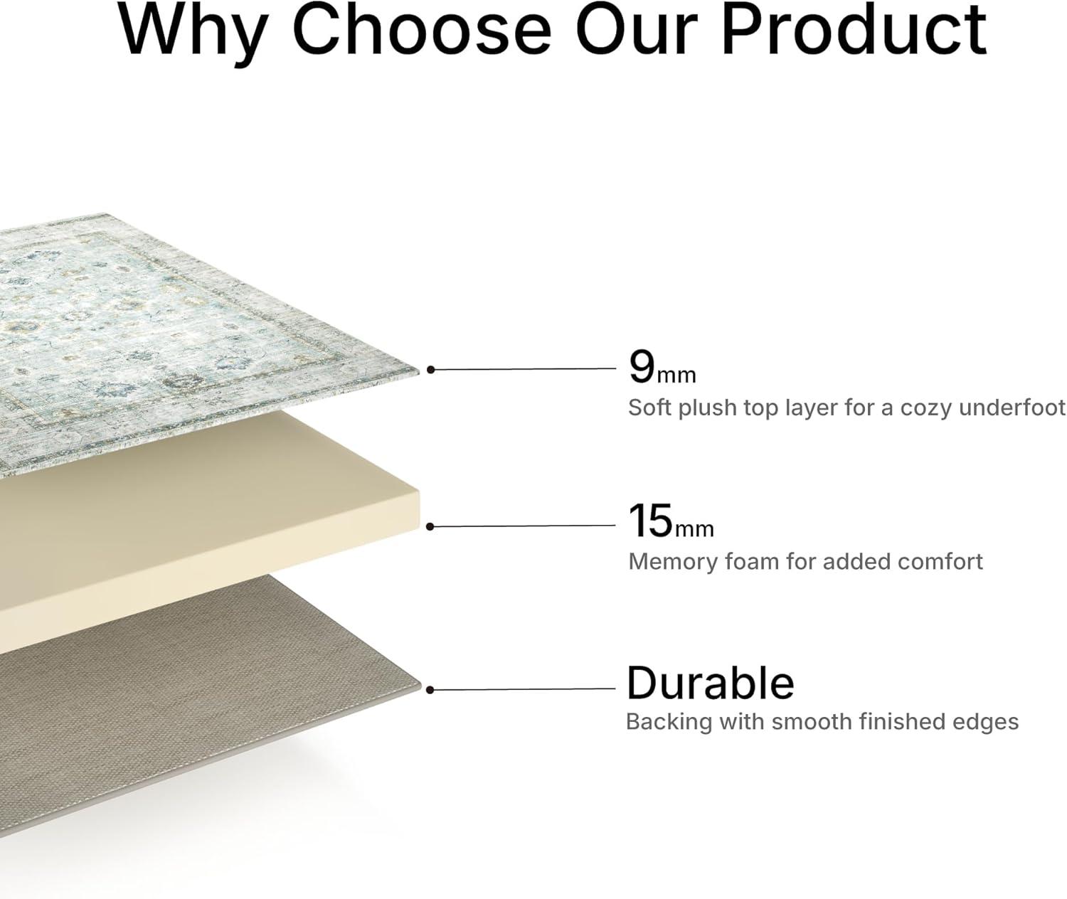 imageSignature Design by Ashley Ladstoney Classic Indoor Floral Rectangular 5 x 7 Area Rug Green amp Beige5 x 7 Rectangular