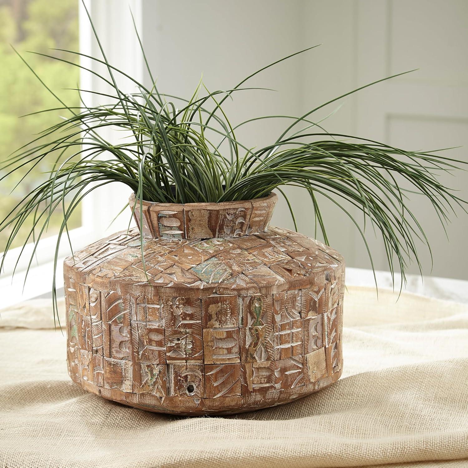 imageSignature Design by Ashley Meltland 10 Geometric Vase BrownBrown