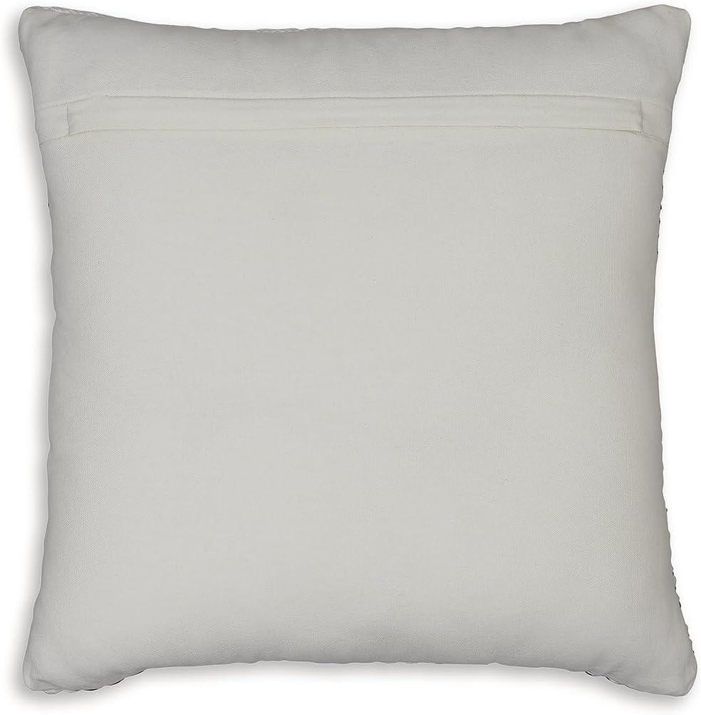 imageSignature Design by Ashley Nashlin Casual Indoor Striped 19 x 19 Inches Pillow with Zipper Closure Red amp White