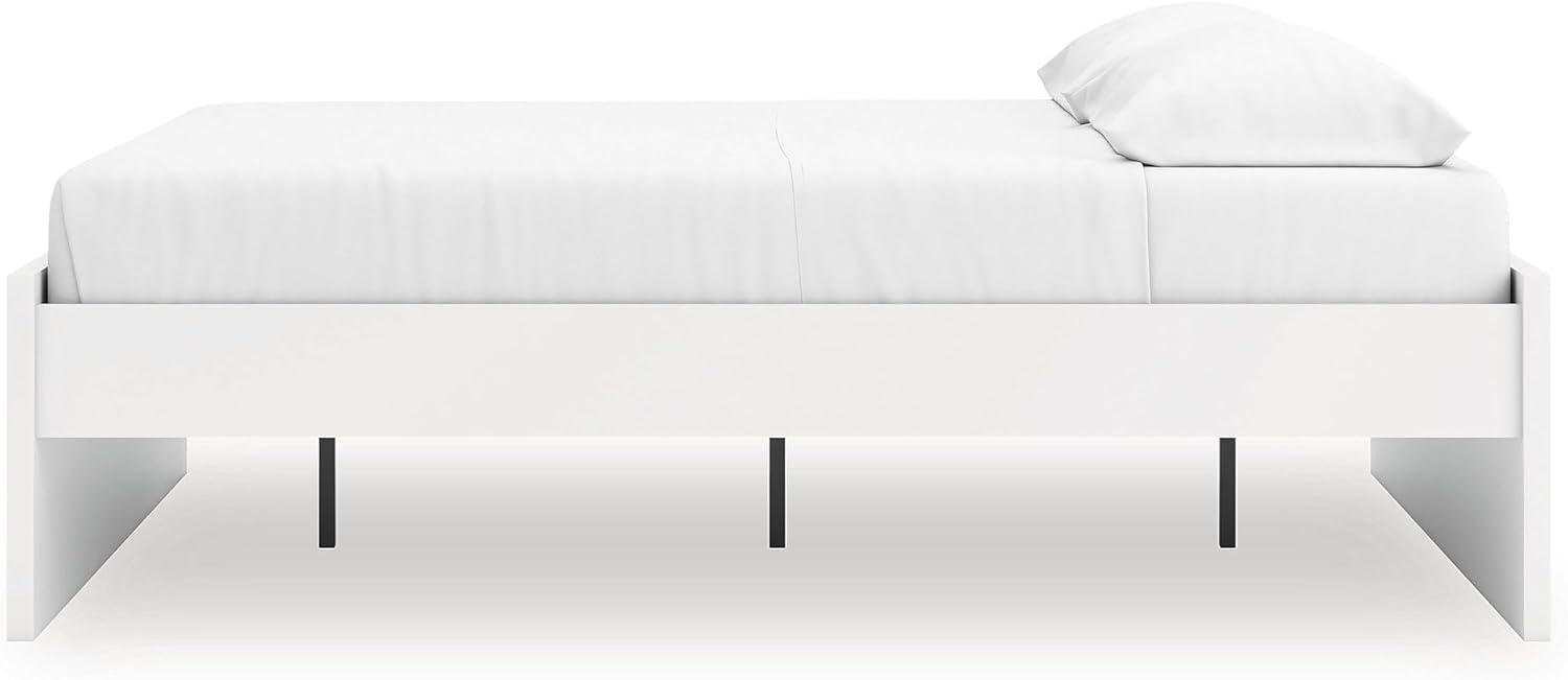 imageSignature Design by Ashley Onita Contemporary King Platform Bed Panels White