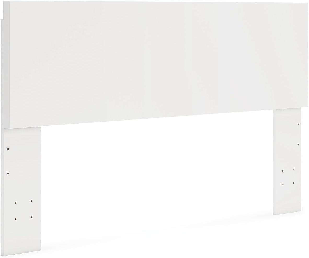 imageSignature Design by Ashley Onita Contemporary Panel Headboard with Natural Finish King Light BrownWhite