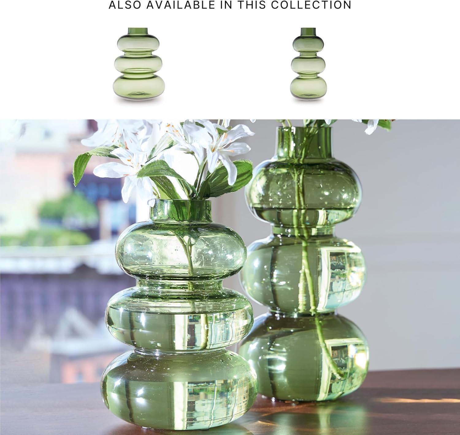 imageSignature Design by Ashley Renethorne Minimalist Watertight Glass 12 Vase Light GreenLight Green