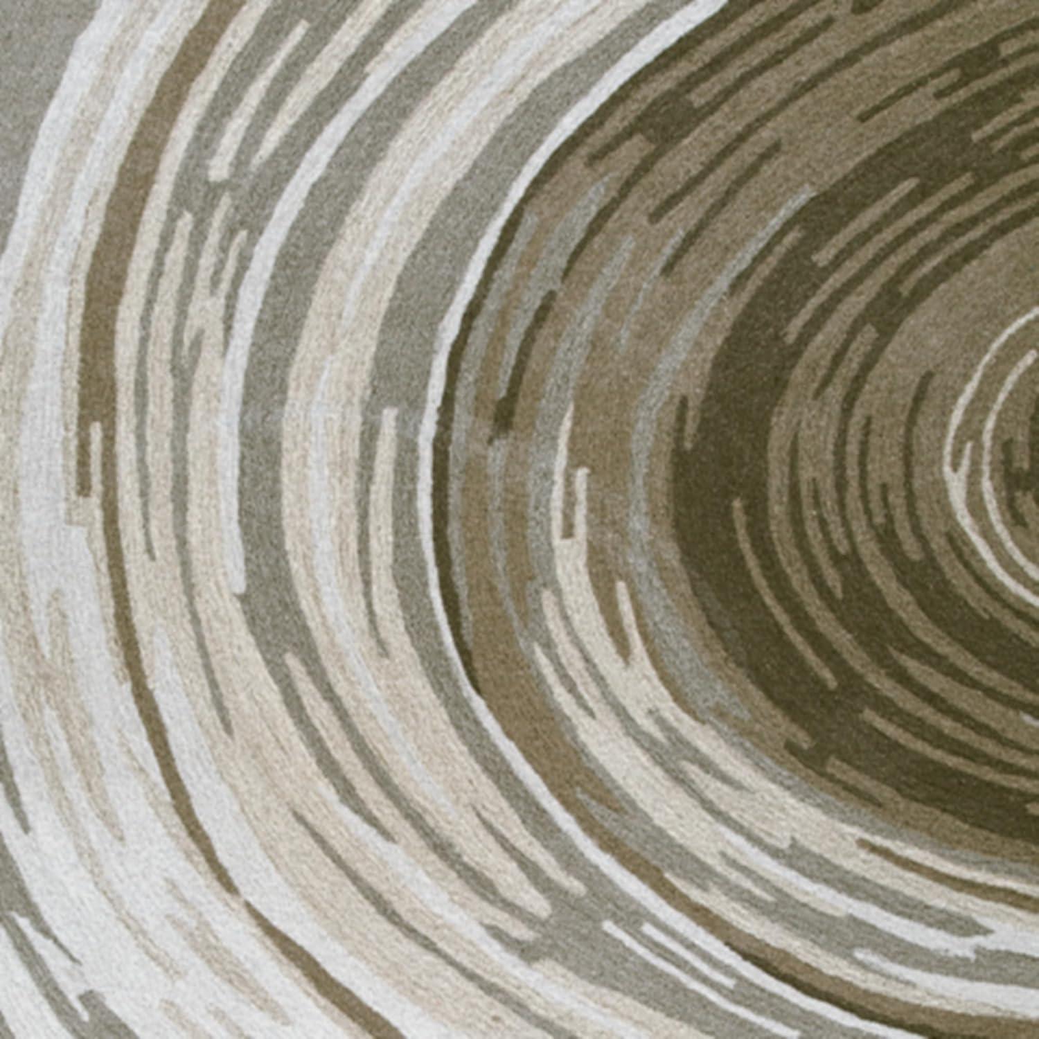 imageSignature Design by Ashley Rizwana Modern Indoor Abstract Hand Tufted Rectangular 5 x 7 Area Rug Brown amp Beige79 x 99 Rectangular