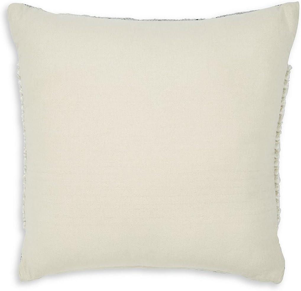 imageSignature Design by Ashley Rowcher Boho Pillow with Zipper Closure 20 x 20 in Gray amp White