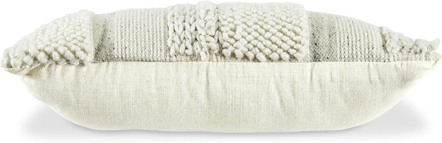 imageSignature Design by Ashley Standon Boho Pillow 22 W X 14 H Gray amp White
