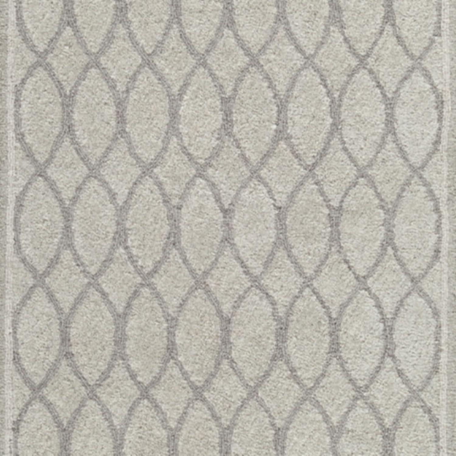 imageSignature Design by Ashley Wimney Classic Indoor Geometric Wool 10 x 14 Rug Light Gray5 x 7 Rectangular