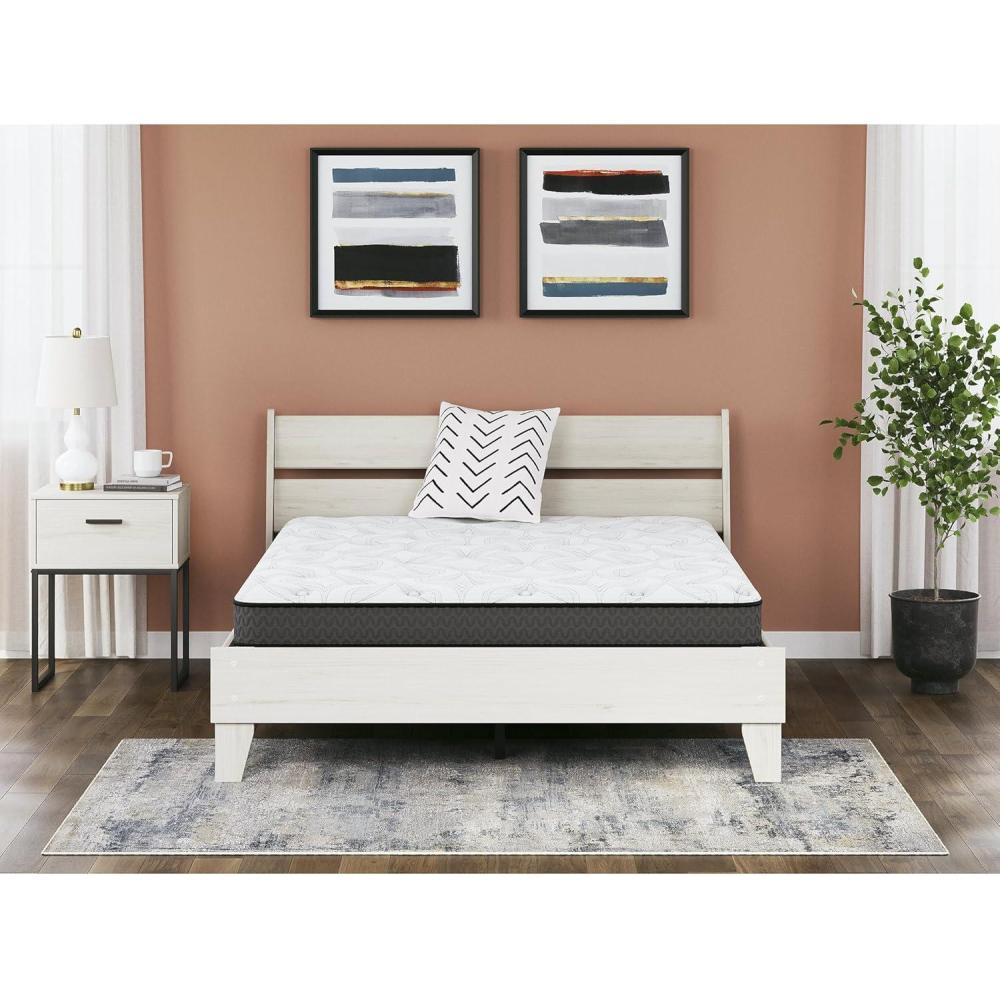 imageSignature Design by Ashley 8 Inch Bonnell Hybrid Firm Mattress for Edge Support FullFull Mattress