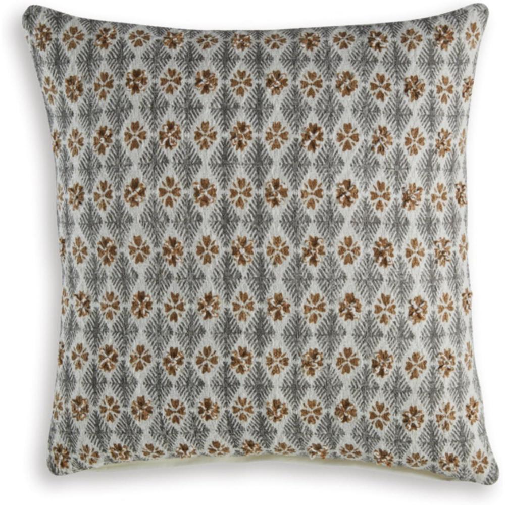 imageSignature Design by Ashley Dainwick Pillow Square Light Brown amp Light Gray
