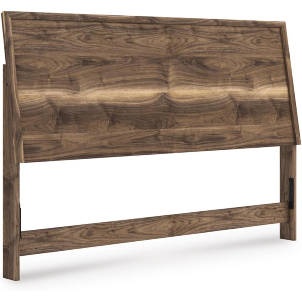 imageSignature Design by Ashley Darcalli MidCentury Modern Panel Headboard Queen BrownKing