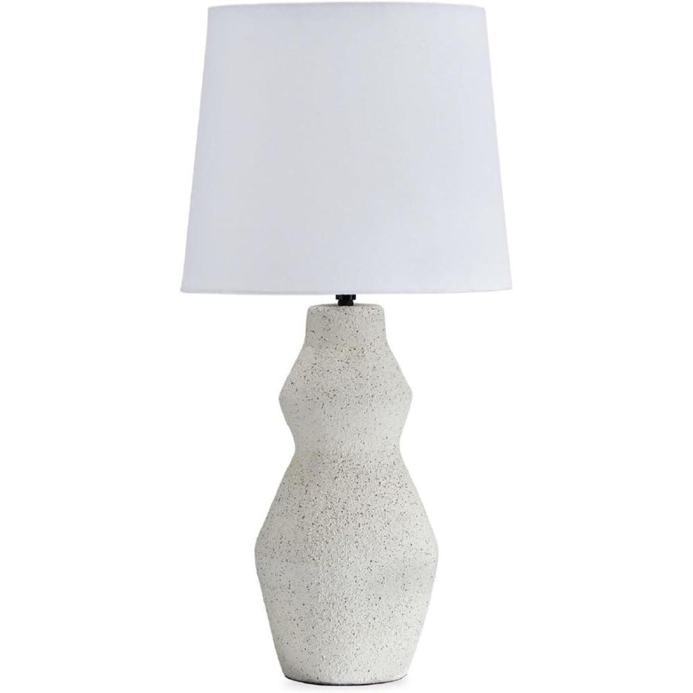 imageSignature Design by Ashley Dawthorne Modern Table Lamp with 3Way Switch and Empire Shade Beige