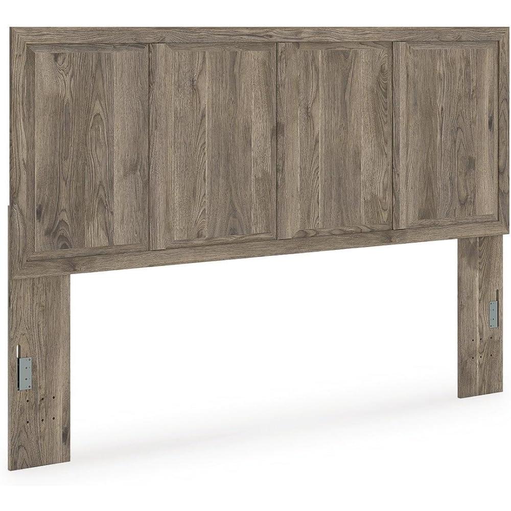 imageSignature Design by Ashley Stanziford Transitional Panel Headboard King Light Brown