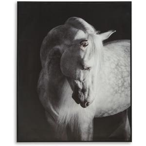 Signature Design by Ashley Archerwick Casual Framed Gallery Wrapped Canvas Wall Art 40 x 50 Inches, Black & White