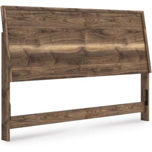 Signature Design by Ashley Darcalli Mid-Century Modern Panel Headboard, Queen, Brown(King)
