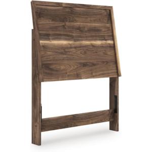 Signature Design by Ashley Darcalli Mid-Century Modern Panel Headboard, Queen, Brown(Twin)