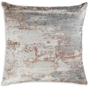 Signature Design by Ashley Edinfielders Casual Machine Washable Abstract Accent Pillow with Zipper Closure, Beige & Light Gray