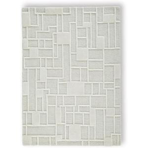 Signature Design by Ashley Empriss Casual Indoor Hand Woven Geometric Rectangular 5 x 7 Area Rug, Beige