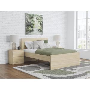 Signature Design by Ashley Onita Contemporary Panel Headboard with Natural Finish, Full, Light Brown