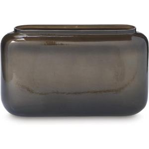 Signature Design by Ashley Sumner Contemporary Vase with Metallic Finish, Gray & Gold