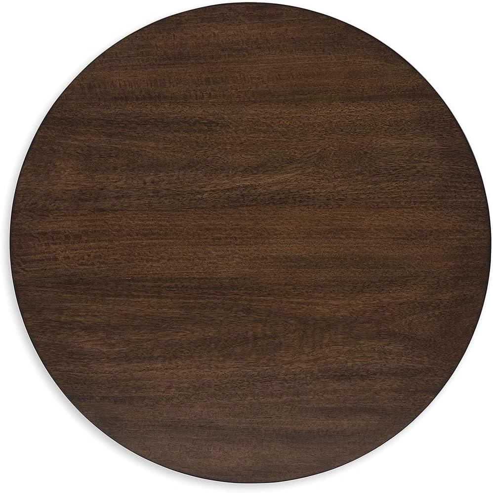 imageSignature Design by Ashley Korestone 2 Contemporary End Table with Tapered Legs Dark Brown